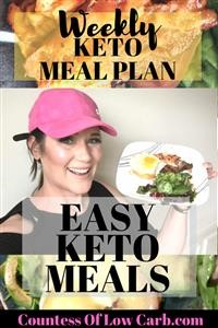 Keto Diet Meal Plan for 1200 Calories